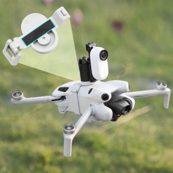 Support-Camera-Action-Interface-1-4-Pouce-drone-DJI-Mini-4-Pro-3-600x600 Sunnylife drone bracket holder voor DJI Mini 4 pro