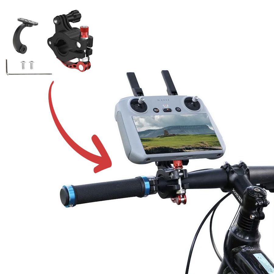 Support-Fixation-Guidon-Velo-Radiocommande-DJI-RC-2-1 Sunnylife Fietsbeugel voor de DJI RC2