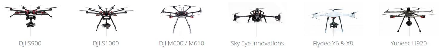 Supported-drones Elistair - Safe-T compatibel met