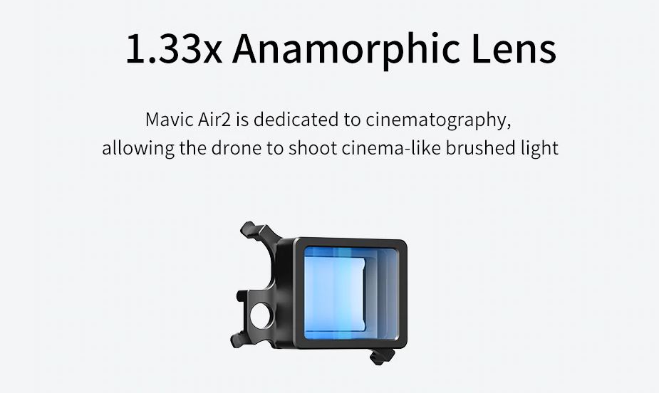 Ulanzi Dr-03 133X Anamorphic Lens voor DJI Mavic Air 2-07 Ulanzi Dr-03 1.33X Anamorphic Lens voor DJI Mavic Air 2