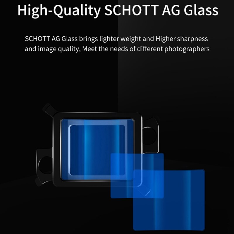 Ulanzi Dr-03 133X Anamorphic Lens voor DJI Mavic Air 2 Ulanzi Dr-03 1.33X Anamorphic Lens voor DJI Mavic Air 2