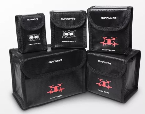 Sunnylife Li-Po Safe Bag voor DJI Goggles V2 batterij