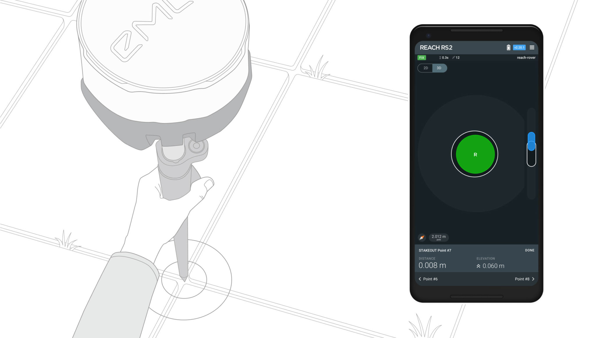 rs2-stakeout Emlid - Reach RS2 - StakeOut