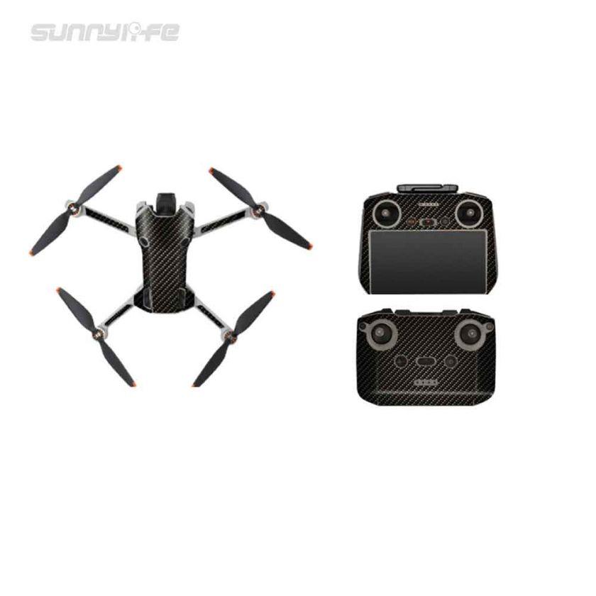 sunnylife-skin-voor-dji-mini-4-pro-rc-2-black-grain_1 Sunnylife Skin DJI Mini 4 Pro - Zwart