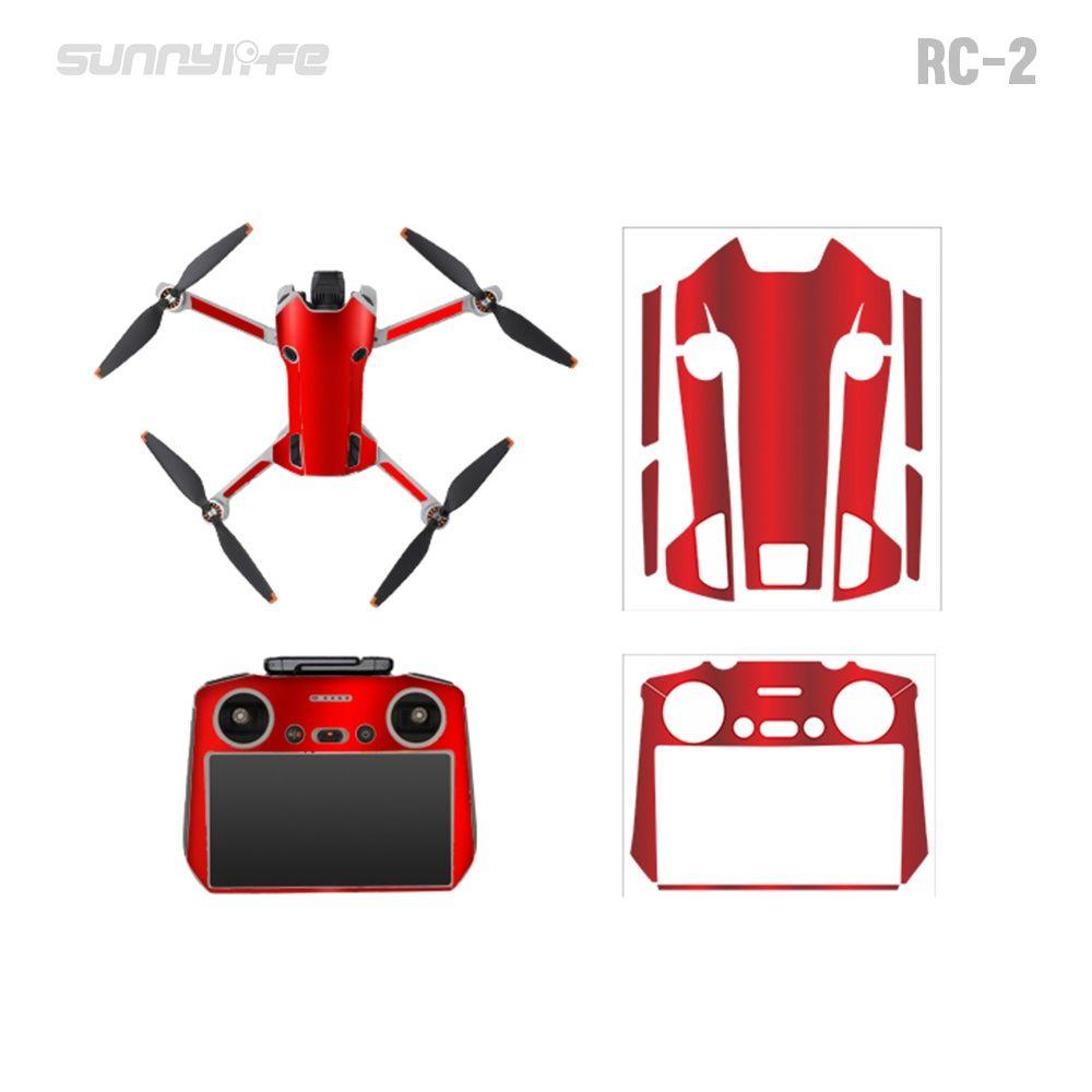 sunnylife-skin-voor-dji-mini-4-pro-rc-2-bright-red Sunnylife Skin DJI Mini 4 Pro - Rood