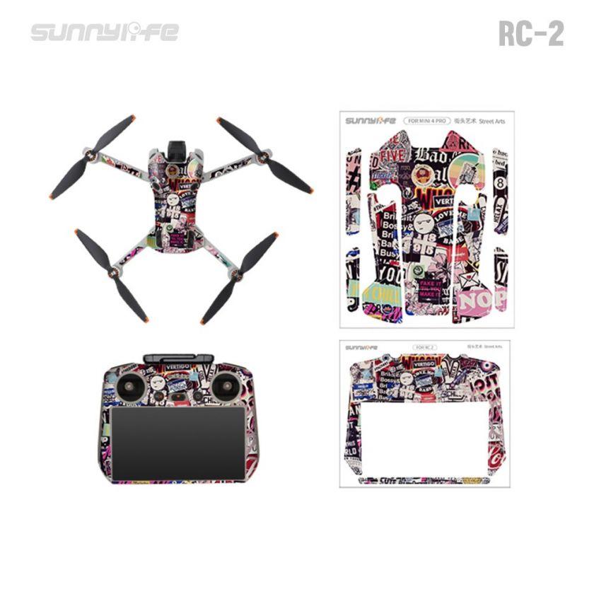 sunnylife-skin-voor-dji-mini-4-pro-rc-2-street-art-3 Sunnylife Skin DJI Mini 4 Pro - Street Art
