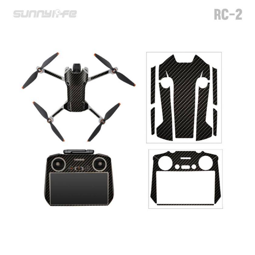 sunnylife-skin-voor-dji-mini-4-pro-rc-2-street-art-black-grain-3 Sunnylife Skin DJI Mini 4 Pro - Zwart