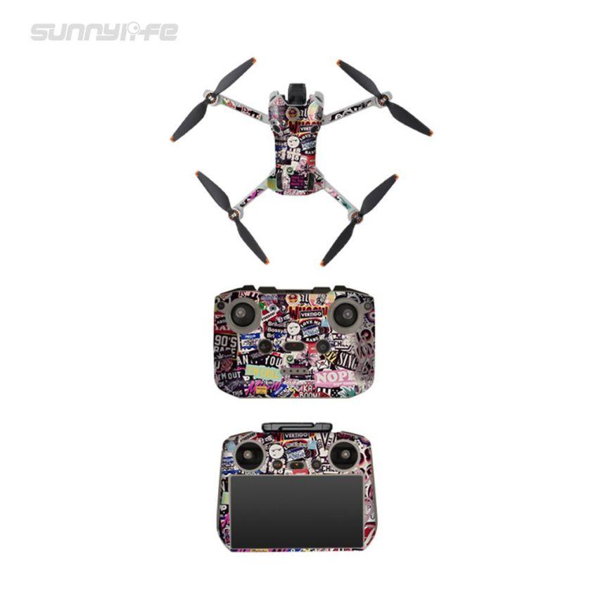 sunnylife-skin-voor-dji-mini-4-pro-rc-2-street-art_1 Sunnylife Skin DJI Mini 4 Pro - Street Art