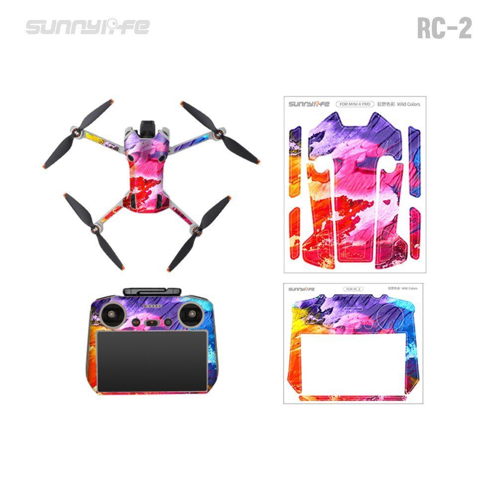 sunnylife-skin-voor-dji-mini-4-pro-rc-n2-wild-flower-3 Sunnylife Skin DJI Mini 4 Pro - Wild colors