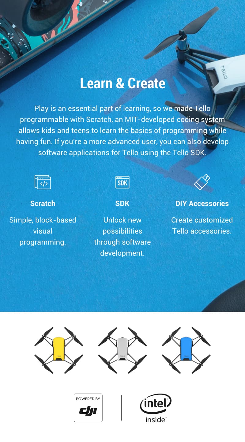 DJI Tello - wat kan je er mee